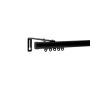 SKINNE KIRSCH FLEXI- SETT SVART 225 CM