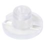 BUNNPROPP KIRSCH TIL ALUMINIUMPERSIENNE TRANSPARENT 8-PACK