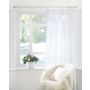 GARDINSTANG KIRSCH MOZART SETT  210-380CM HVIT/GULL