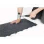 PLASTFLIS BERGO UNIQUE GRAFITTGRÅ SYSTEM 2 1M²