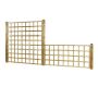 VINDSKJERM NORDIC FENCE SERENE TRYKKIMPREGNERT 180X83CM