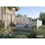 LEVEGG PALMAKO NINA1 HVITMALT 180X180CM