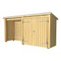 REDSKAPSBOD PLUS NORDIC 2 INKL TAKPAPP DOBBELDØR 4,7M²