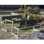 HAGEMØBEL PLUS BORD/BENKESETT ZIGMA 176X82CM GRØNN