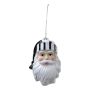 JULETREPYNT NISSE 10CM STRIPETE
