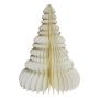 JULEDEKORASJON HONEY COMB TREE 30CM HVIT