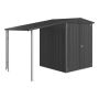 REDSKAPSBOD BIOHORT EUROPA METALLIC MØRK GRÅ STR. 2 2,25M² -