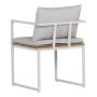 LENESTOL SENSUM EKSJÖ TEAK HVIT 2-PACK