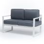 LOUNGESOFA SUNFUN SALTÖ 2-SETER HVIT