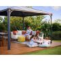 PAVILJONG CANOPIA PALERMO 3600 360X360CM GRÅ