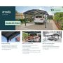 CARPORT CANOPIA ARCADIA 25,2M² BRONSE/GRÅ