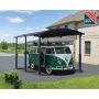 CARPORT CANOPIA ALPINE 13,5M² BRONSE/GRÅ