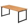HAGEBORD PLUS TREND LIVING THERMOWOOD/STÅL 166X74X73 CM