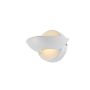 TAKLAMPE GLOBO PADOVA 11 CM HVIT/GLASS LED