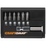 BITSSETT CRAFTOMAT TORX 6 DELER
