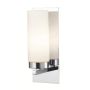 VEGGLAMPE MARKSLÖJD NORRSUNDET KROM/HVIT E14 IP44