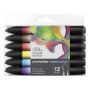 TUSJSETT PROMARKER AKVARELL WINSOR & NEWTON 12 FARGER