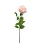 KUNSTPLANTE EMERALD ROSE MARLEEN STILK 63CM AVSKÅRET FERSKEN