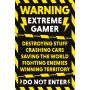 PLAKAT REINDERS WARNING EXTREME GAMER 61x91,5CM 003