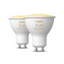 LYSPÆRE SPOT  PHILIPS HUE WA 2-PAK 4.2W GU10