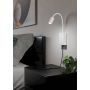 VEGGLAMPE EGLO TAZZOLI INTEGRERT LED 3,5W USB HVIT 