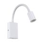 VEGGLAMPE EGLO TAZZOLI INTEGRERT LED 3,5W USB HVIT 