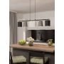 LANGBORDSPENDEL EGLO ALMEIDA TEKSTIL/STÅL E14 5X25 W 120 CM
