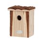 FUGLEKASSE GARDEN LIFE FOR GJERDESMETT MED BARK 11,2X11,2X28,3 CM