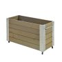 BLOMSTERKASSE PLUS CUBIC BRUN 120X50X70 CM