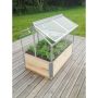 MINIDRIVHUS VITAVIA GAIA JUMBO GLASS/ALU 120X80CM