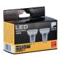 LYSPÆRE EGLO KLAR LED GU10 4,5 W 2 STK