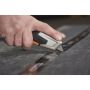 UNIVERSALKNIV FISKARS CARBON INNFELLBART BLAD 17CM