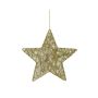 ADVENTSSTJERNE 15CM GULL                   