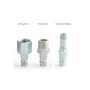 NIPPEL JWL 3/8" BSPT UTVENDIGE GJENGER MED TELFON