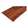 BENKEPLATE ACAJOU 4000X635X40MM A/B RETTE KANTER
