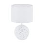 BORDLAMPE EGLO MONTALBANO 60W HVIT