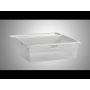 MESHKURV ELFA MED UTREKKBAR RAMME 605X336X85MM HVIT