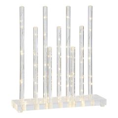 ADVENTSSTAKE MARKSLÖJD BLISS 9 TRANSPARENT