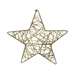 ADVENTSSTJERNE 20CM GULL