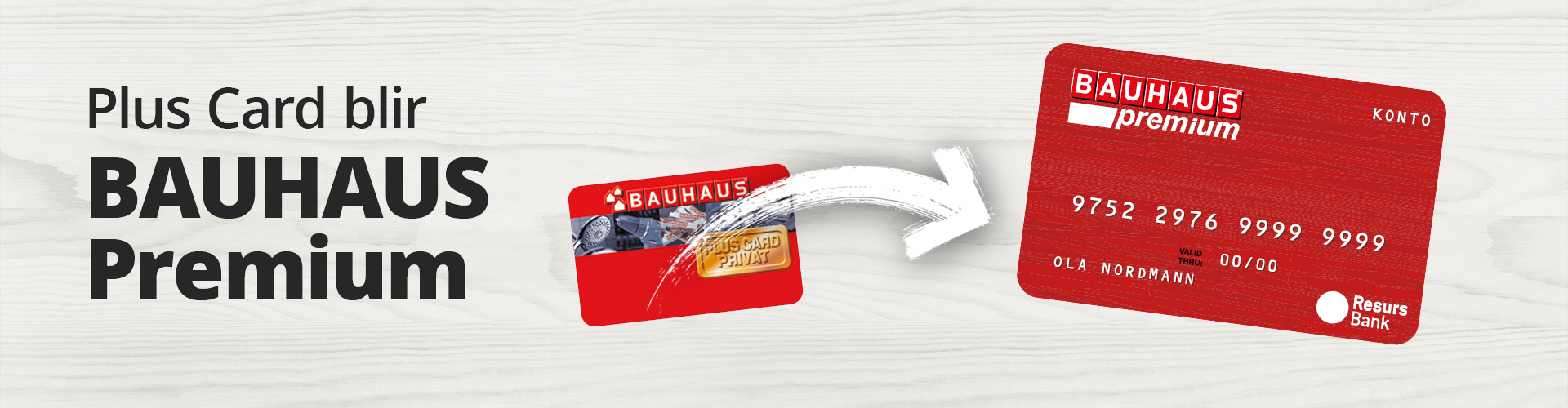 Plus Card Bauhaus Premium